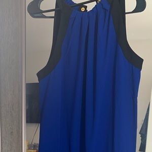 Black and blue cache jumpsuit